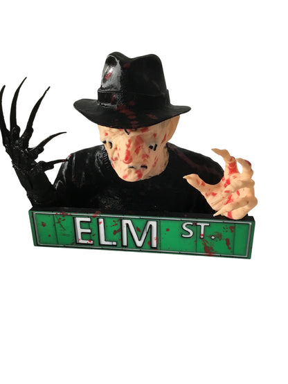 Nightmare on Elm Street Custom Freddy Krueger Blood Splatter Display Sign