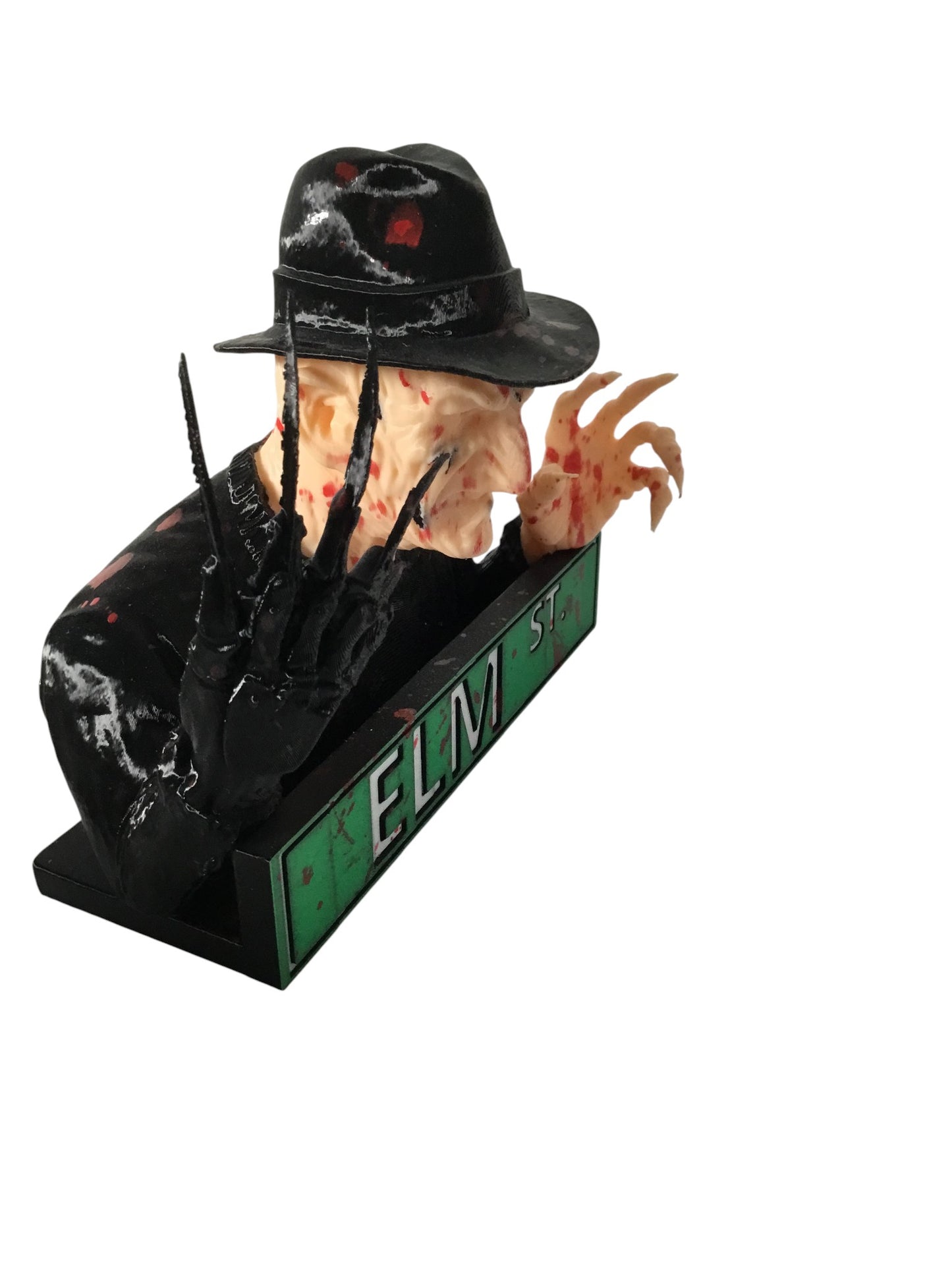Nightmare on Elm Street Custom Freddy Krueger Blood Splatter Display Sign