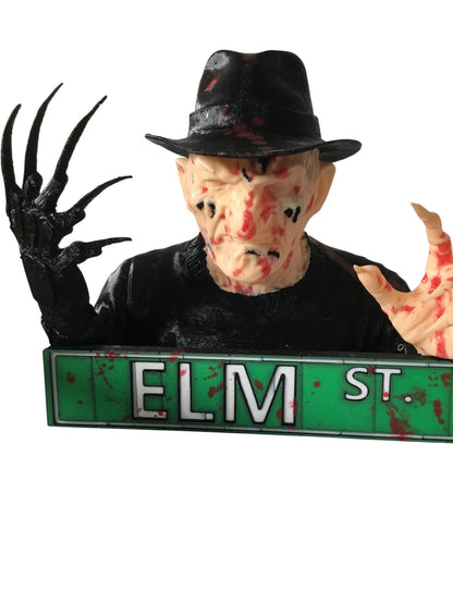 Nightmare on Elm Street Custom Freddy Krueger Blood Splatter Display Sign