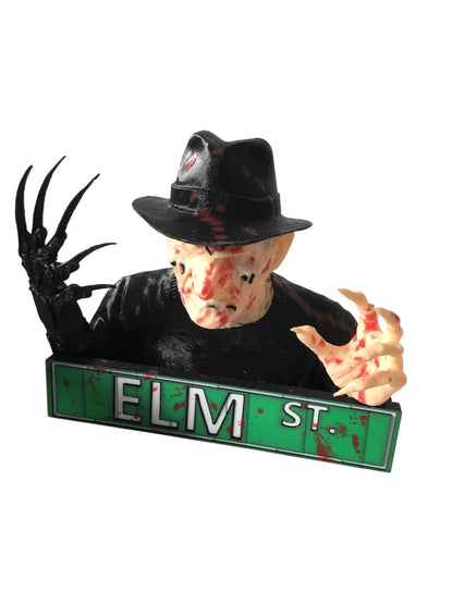 Nightmare on Elm Street Custom Freddy Krueger Blood Splatter Display Sign