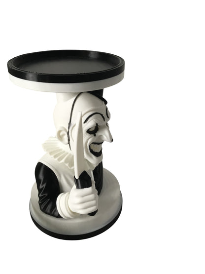 Art The Clown Terrifier 3 Wick Candle or Plant Holder Horror Decor Display Stand