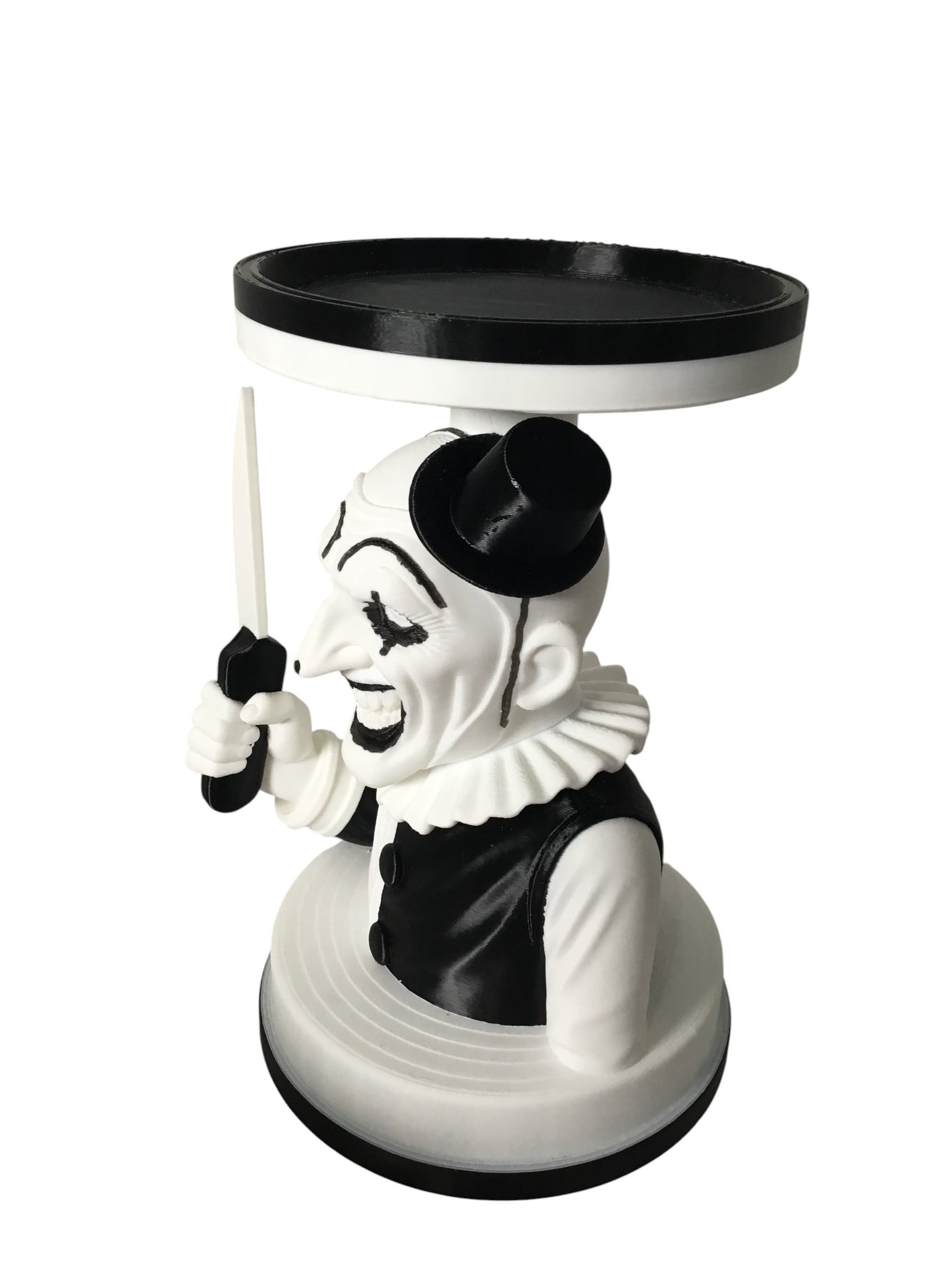 Art The Clown Terrifier 3 Wick Candle or Plant Holder Horror Decor Display Stand