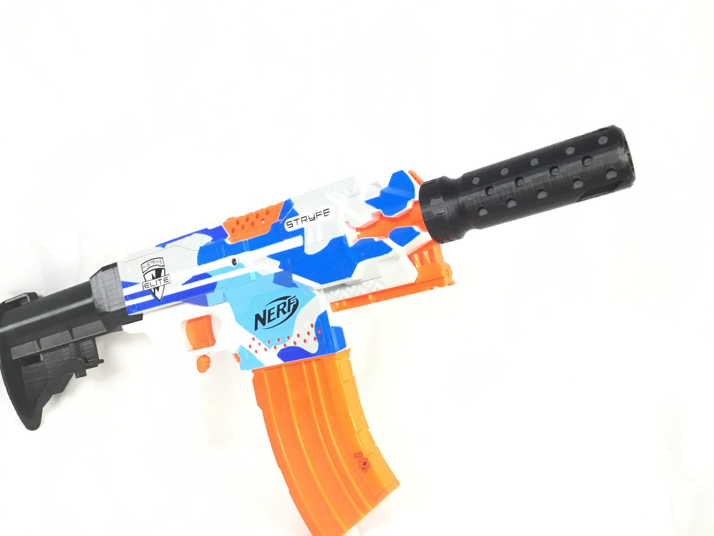SSWI Judgement Day Barrel Twist On For Nerf RapidStrike Stryfe Modulus More