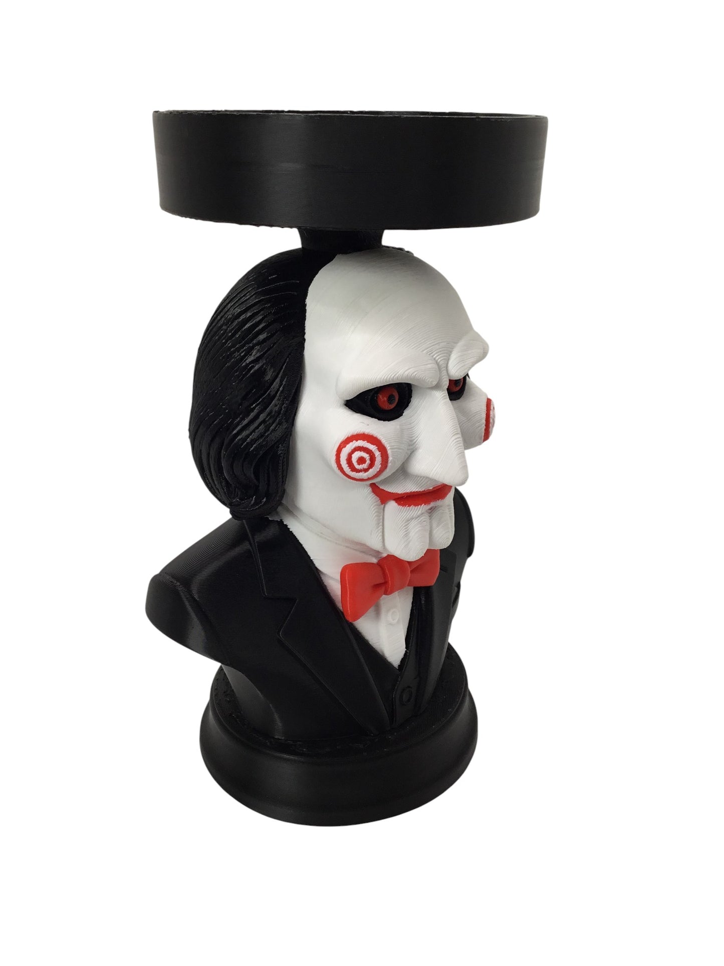 Billy Saw Candle Holder Stand Horror Bust Display for Candles, Pots, Storage etc