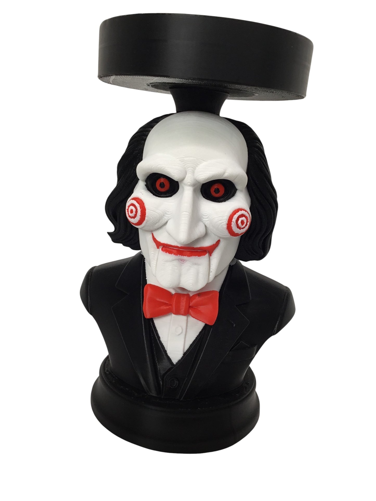 Billy Saw Candle Holder Stand Horror Bust Display for Candles, Pots, Storage etc