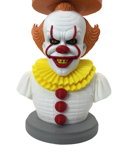 Share Pennywise IT Jar Candle, Pot, Storage Holder Horror Decor Display Stand 9"