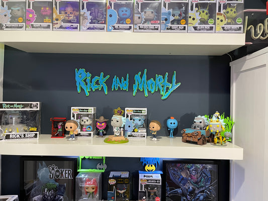 23" Rick and Morty Wall Sign Multi Color