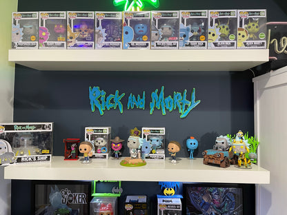 23" Rick and Morty Wall Sign Multi Color