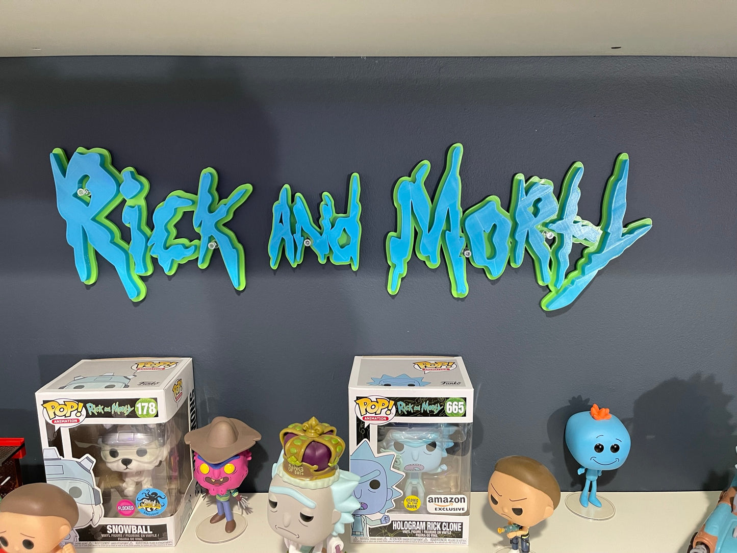 23" Rick and Morty Wall Sign Multi Color