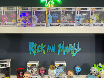 23" Rick and Morty Wall Sign Multi Color