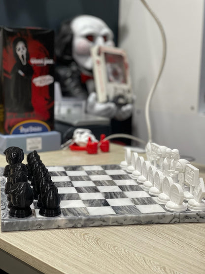 Squid Game (FAN ART) Chess Set, Seong Gi-hun, Front Man, VIPs, Squid Games