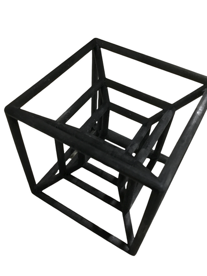 Tesseract Four Dimensional Hypercube Shape Math Geometry Educational Gift and Learning Tool 4D