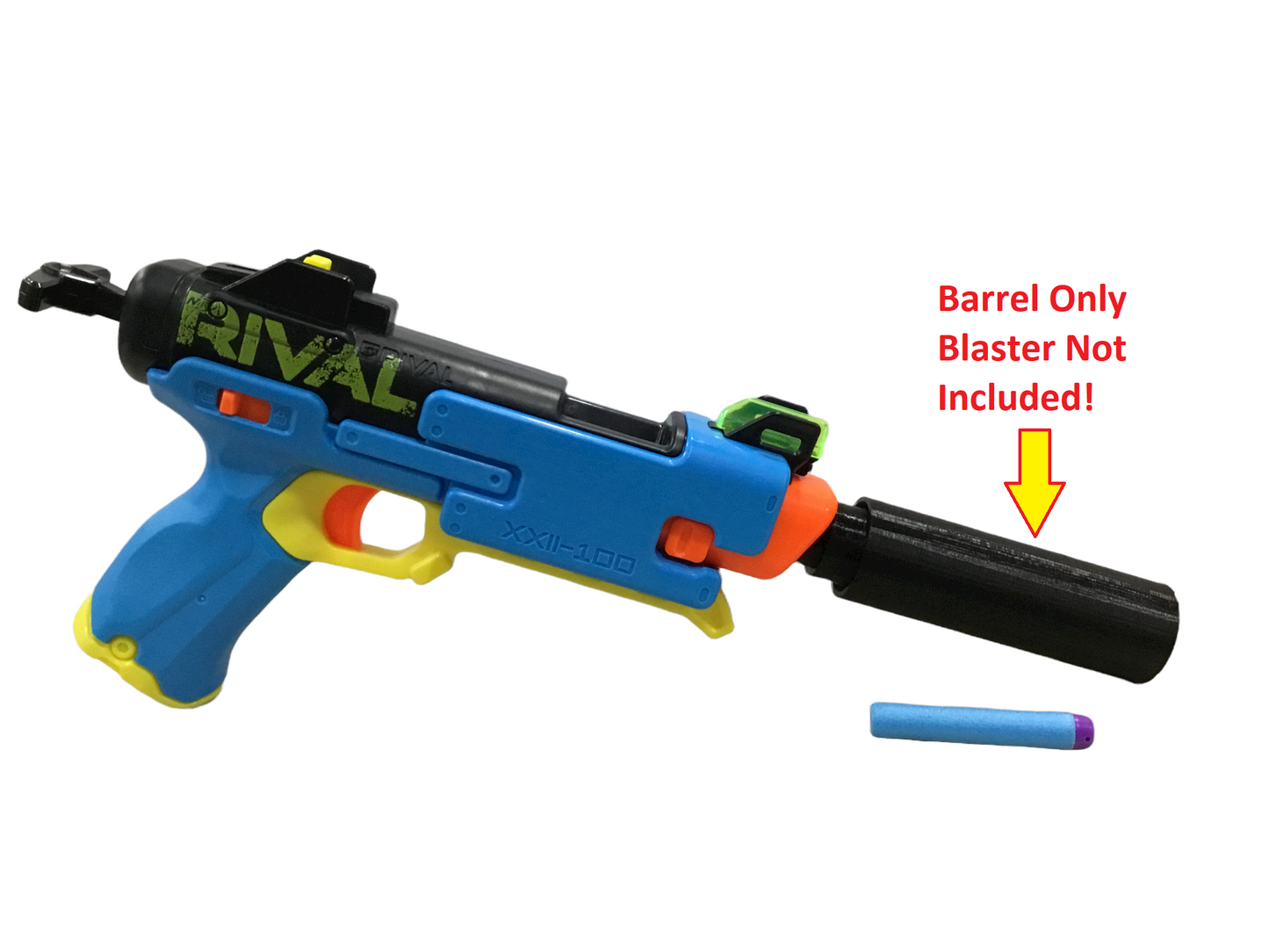 SSWI for Rival Fate XXII-100 to Elite Dart Removable Barrel Tool With Silencer