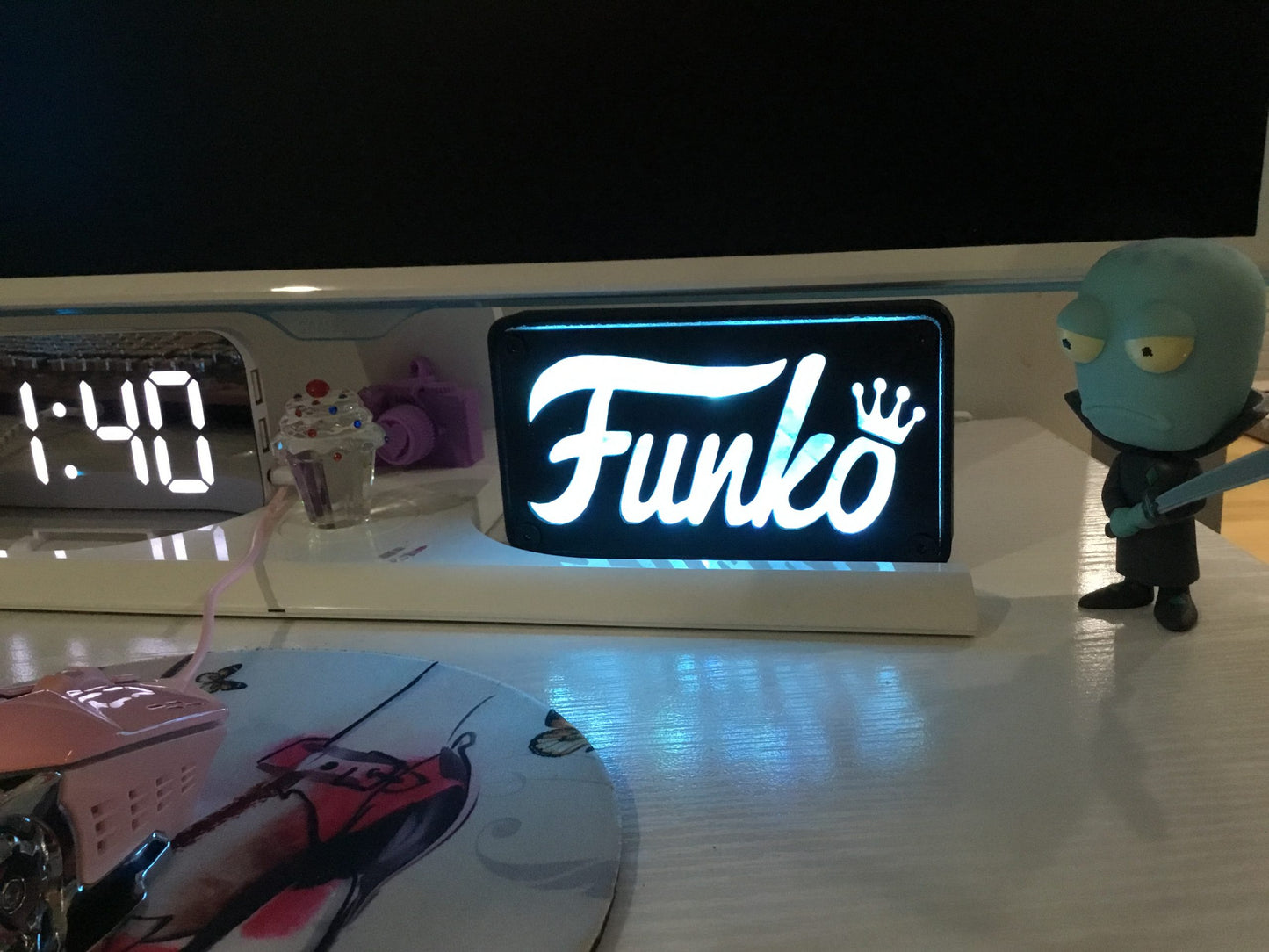MultiColor FUNKO Pop LED Wall or Desk Sign With Remote, Funkos, Funko Pops