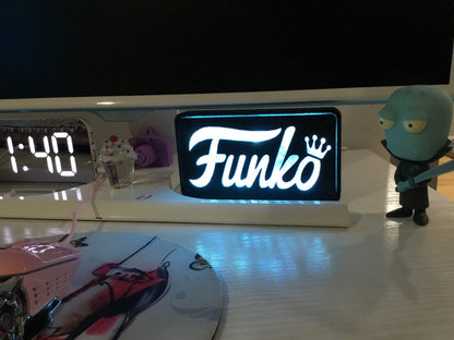 MultiColor FUNKO Pop LED Wall or Desk Sign With Remote, Funkos, Funko Pops