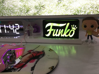 MultiColor FUNKO Pop LED Wall or Desk Sign With Remote, Funkos, Funko Pops