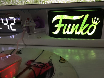 MultiColor FUNKO Pop LED Wall or Desk Sign With Remote, Funkos, Funko Pops