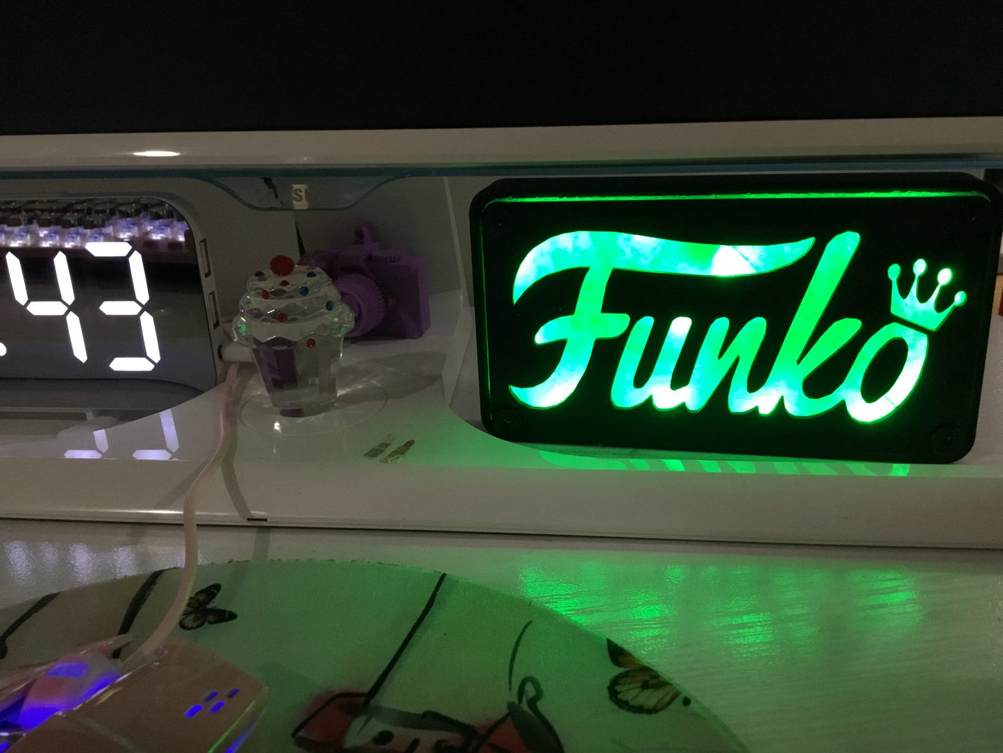MultiColor FUNKO Pop LED Wall or Desk Sign With Remote, Funkos, Funko Pops