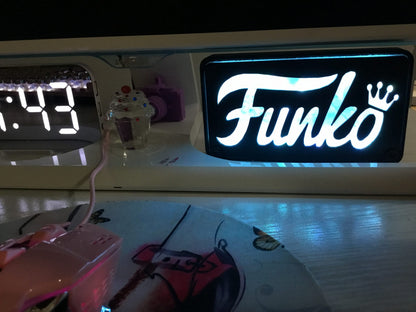 MultiColor FUNKO Pop LED Wall or Desk Sign With Remote, Funkos, Funko Pops