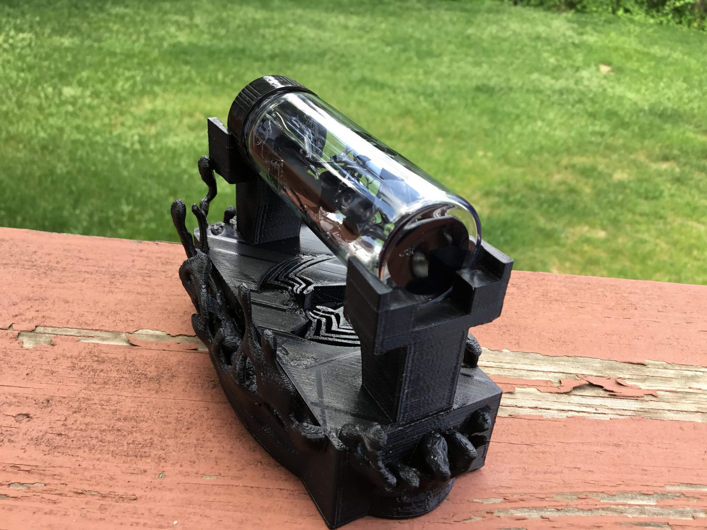 Venom Symbiote Contained in a Glass Vial with Custom Display Stand - CosPlay