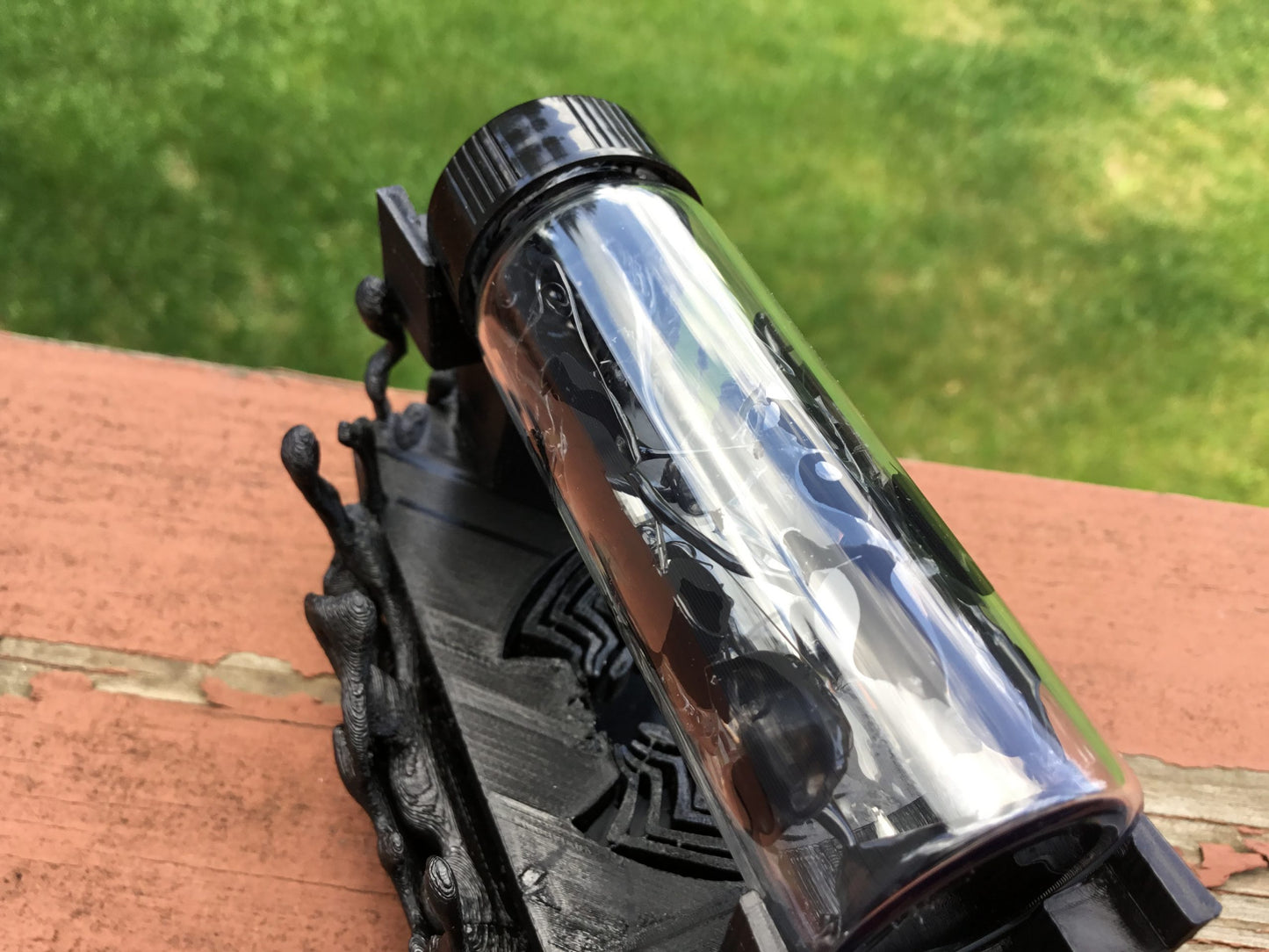 Venom Symbiote Contained in a Glass Vial with Custom Display Stand - CosPlay