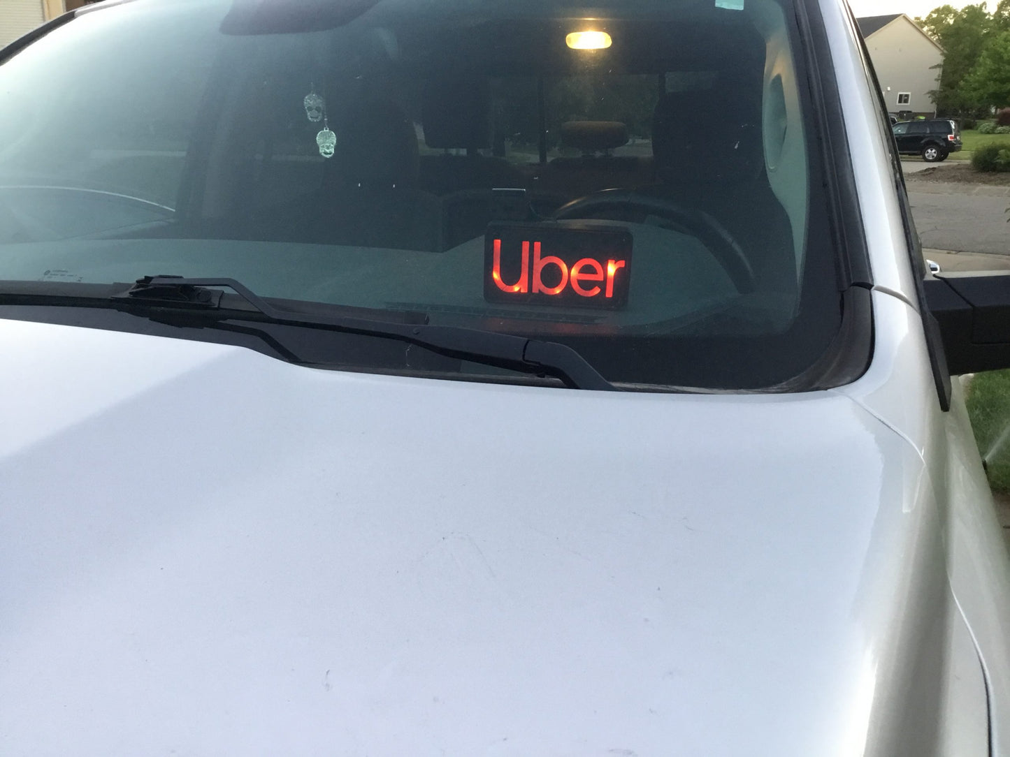 MultiColor Uber LED Car Truck Vehicle Windshield Window Sign With Remote