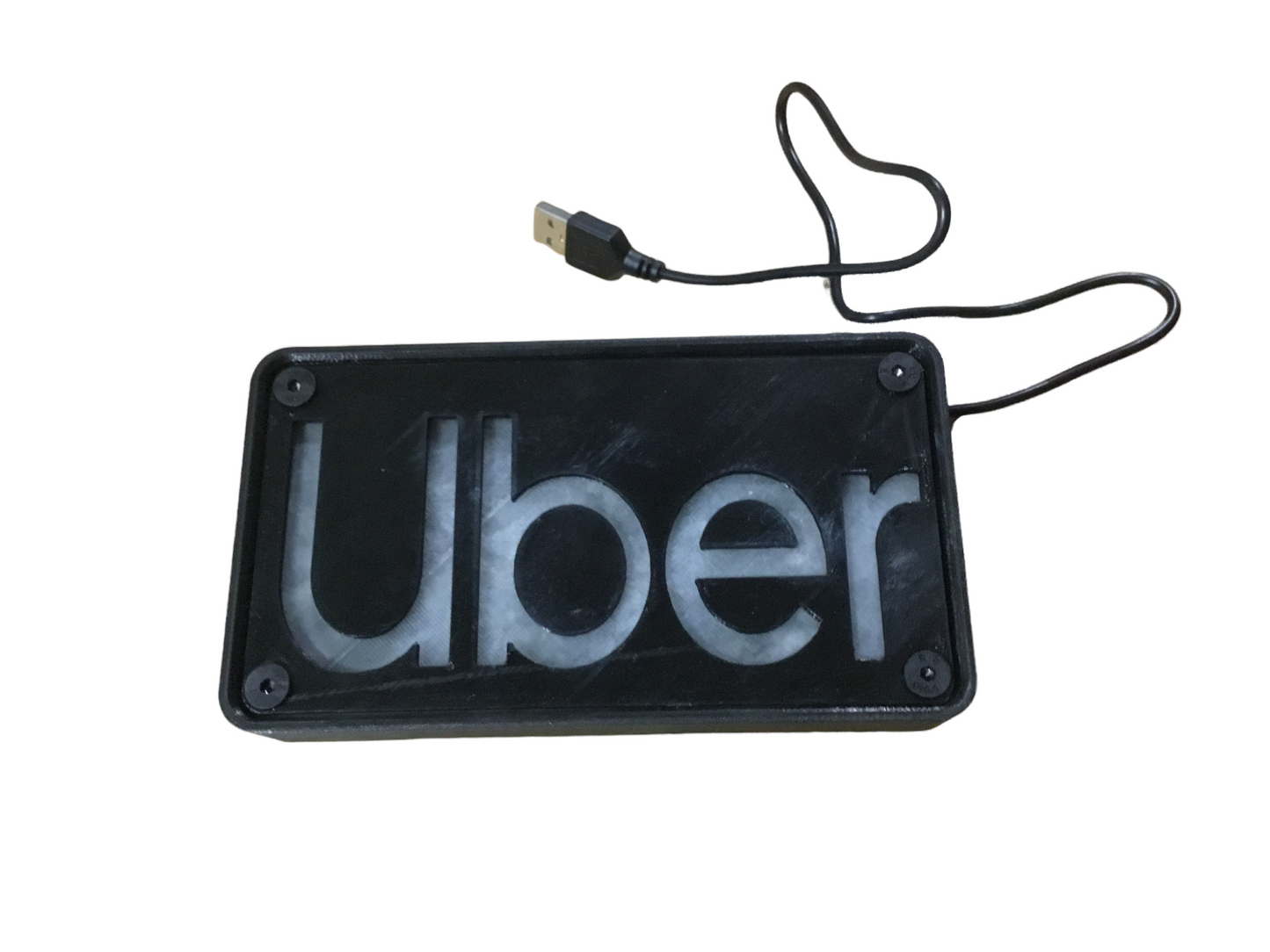 MultiColor Uber LED Car Truck Vehicle Windshield Window Sign With Remote