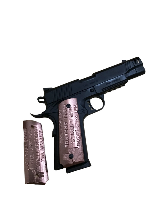 SSWI Full Size 1911 .45acp and Clones Judgement Grips - Any Color - 45Cal Custom