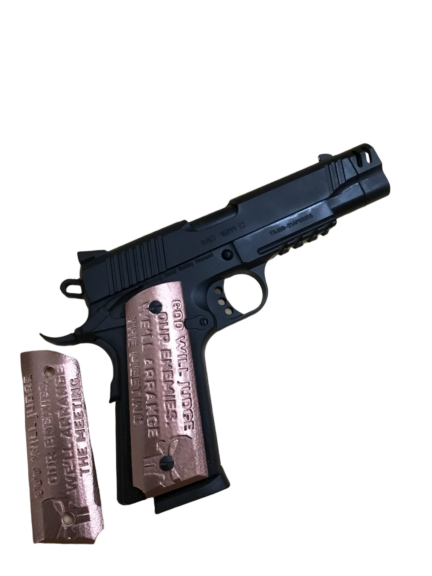 SSWI Full Size 1911 .45acp and Clones Judgement Grips - Any Color - 45Cal Custom