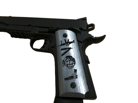 SSWI Full Size 1911 .45acp and Clones Love Grips - Any Color - 45Cal Custom