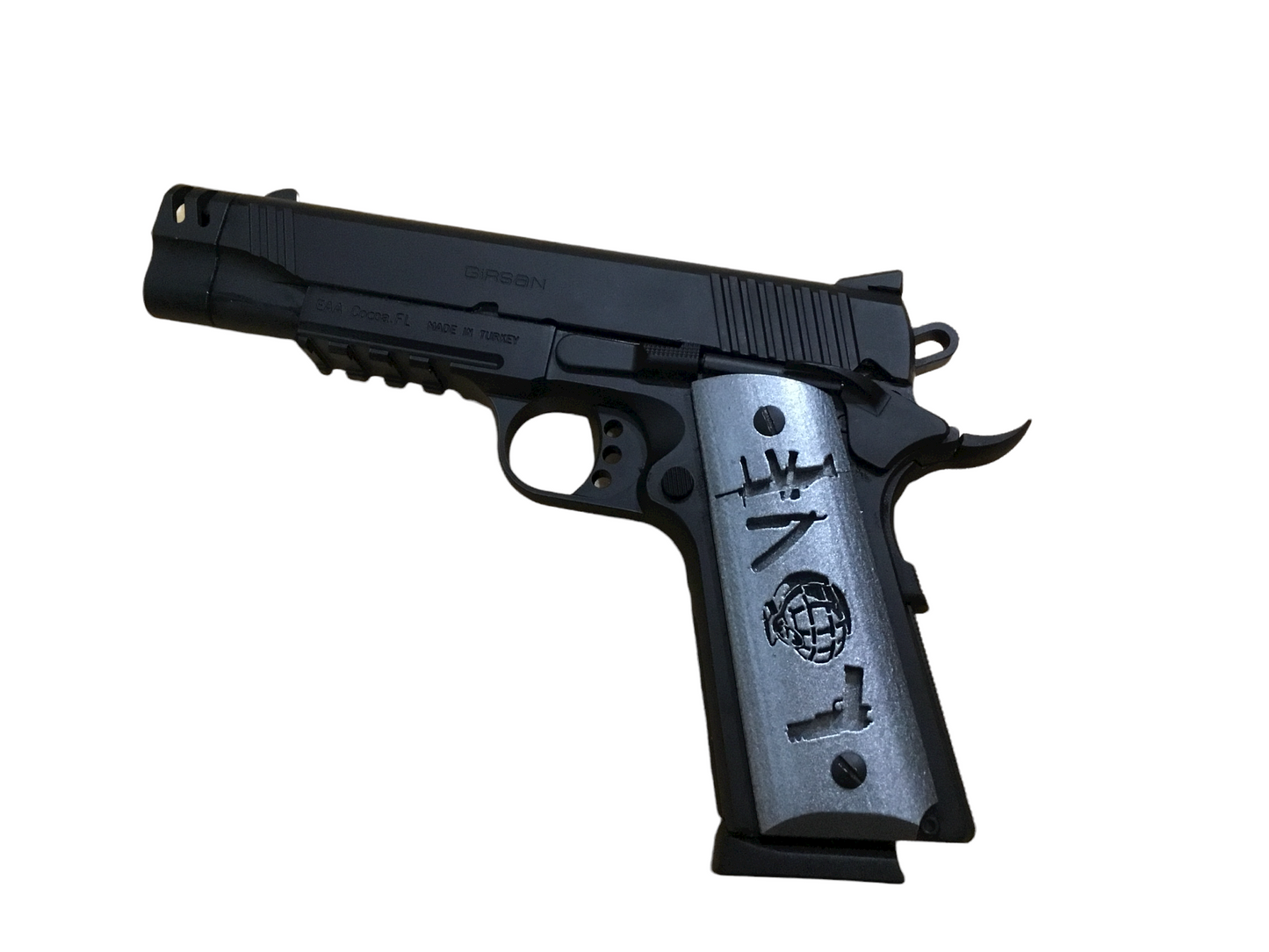 SSWI Full Size 1911 .45acp and Clones Love Grips - Any Color - 45Cal Custom