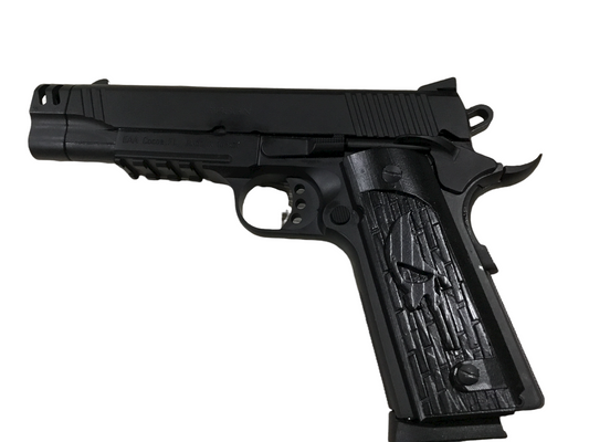 SSWI Full Size 1911 .45acp and Clones Punisher Grips - Any Color - 45Cal Custom