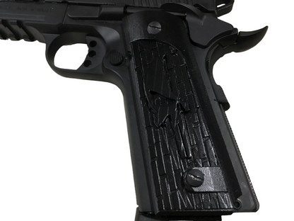 SSWI Full Size 1911 .45acp and Clones Punisher Grips - Any Color - 45Cal Custom