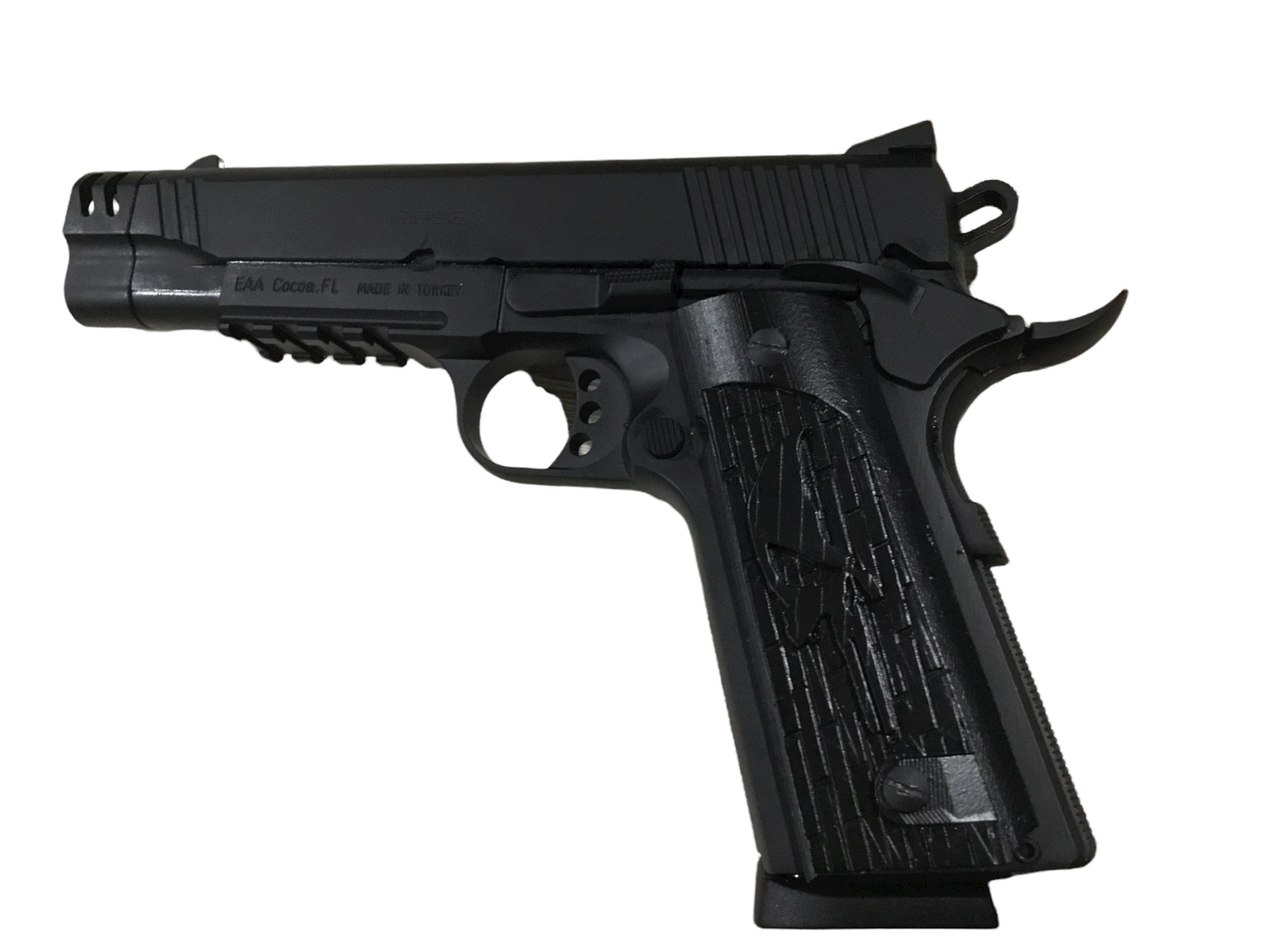 SSWI Full Size 1911 .45acp and Clones Punisher Grips - Any Color - 45Cal Custom
