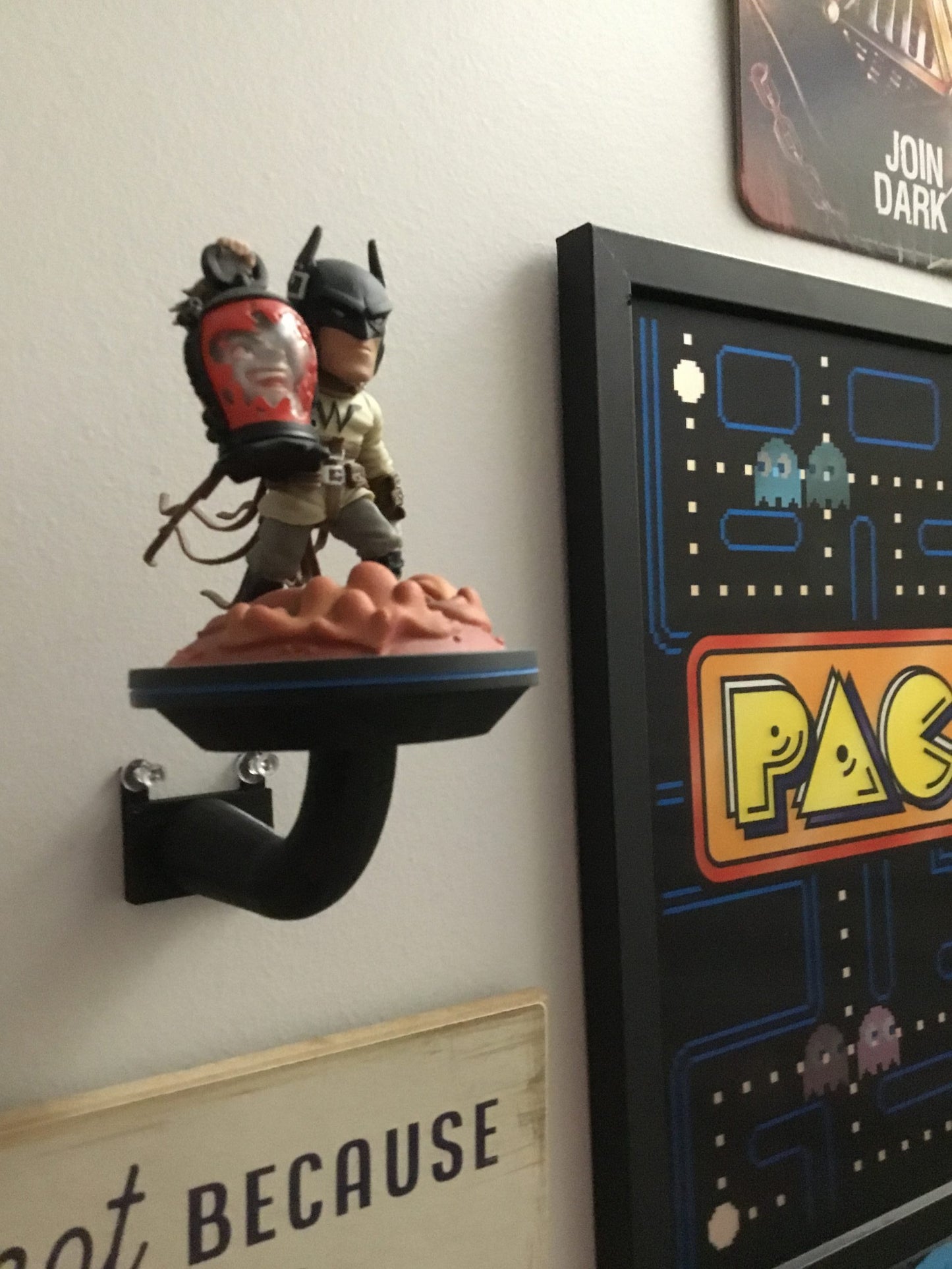 Funko Pop Wall Mount Stand, Shelf, SSWI Hang in Seconds - No Nails - Any Color