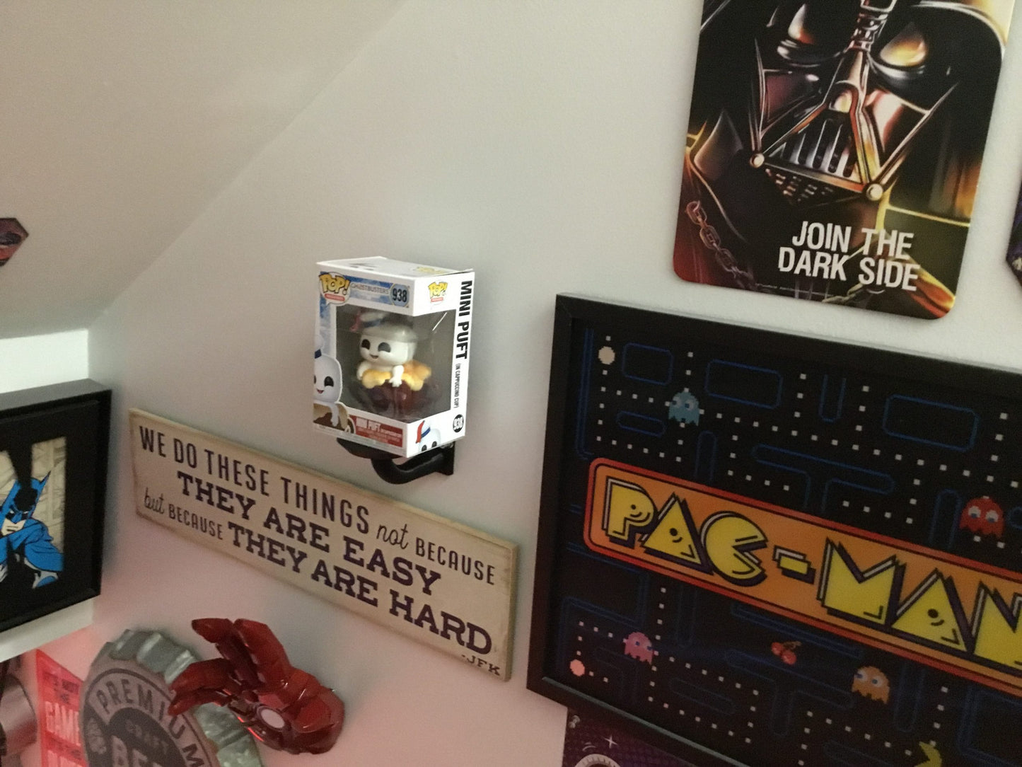 Funko Pop Wall Mount Stand, Shelf, SSWI Hang in Seconds - No Nails - Any Color