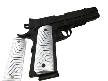 SSWI Full Size 1911 .45acp and Clones Geometric Grips - Any Color - 45Cal Custom