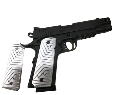 SSWI Full Size 1911 .45acp and Clones Geometric Grips - Any Color - 45Cal Custom