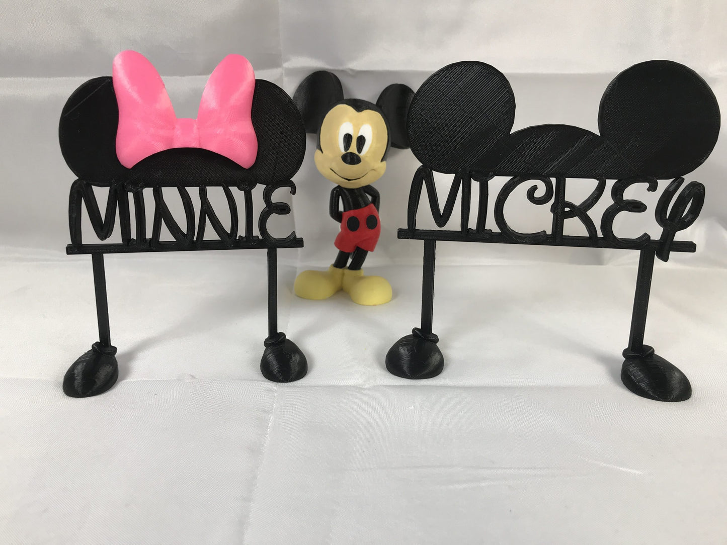 Mickey Mouse FAN ART Display Sign Stand POP Wobblers Collectibles