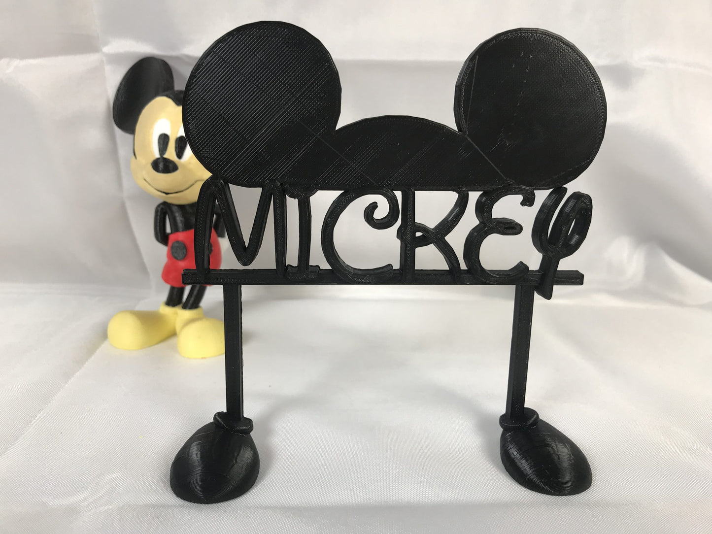 Mickey Mouse FAN ART Display Sign Stand POP Wobblers Collectibles