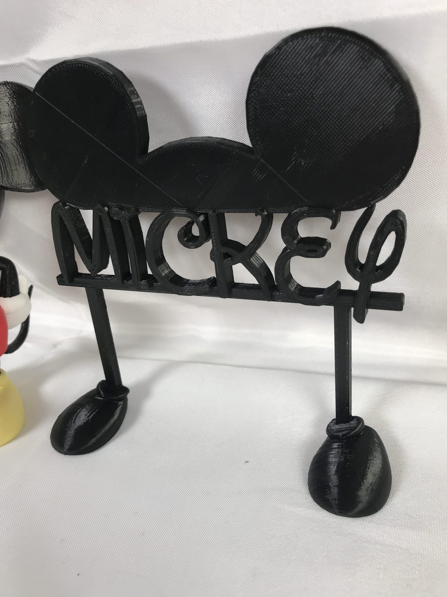Mickey Mouse FAN ART Display Sign Stand POP Wobblers Collectibles
