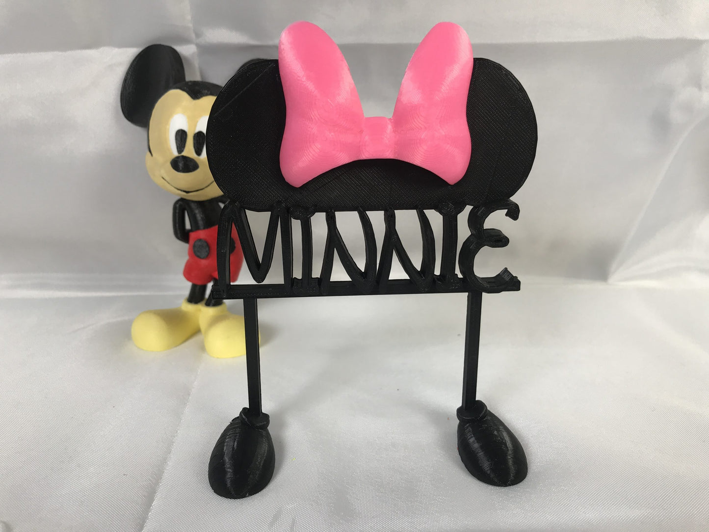 Minnie Mouse FAN ART Display Sign Stand POP Wobblers Collectibles