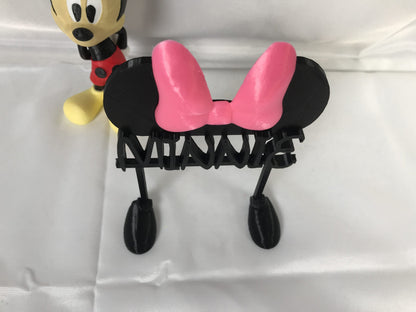 Minnie Mouse FAN ART Display Sign Stand POP Wobblers Collectibles