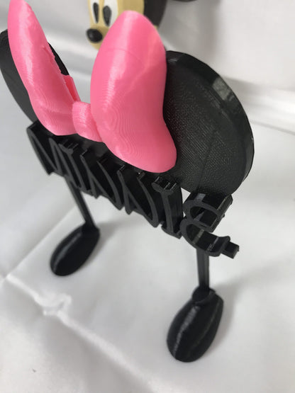 Minnie Mouse FAN ART Display Sign Stand POP Wobblers Collectibles