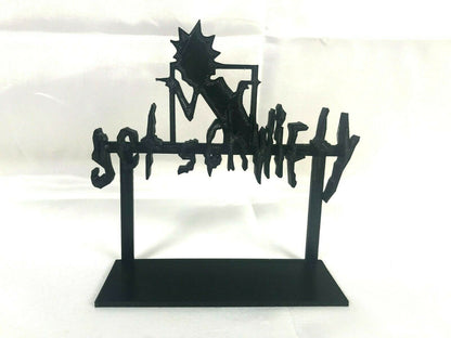 Rick and Morty Get Schwifty (Fan Art) Display Sign POP Dorbz Collectibles