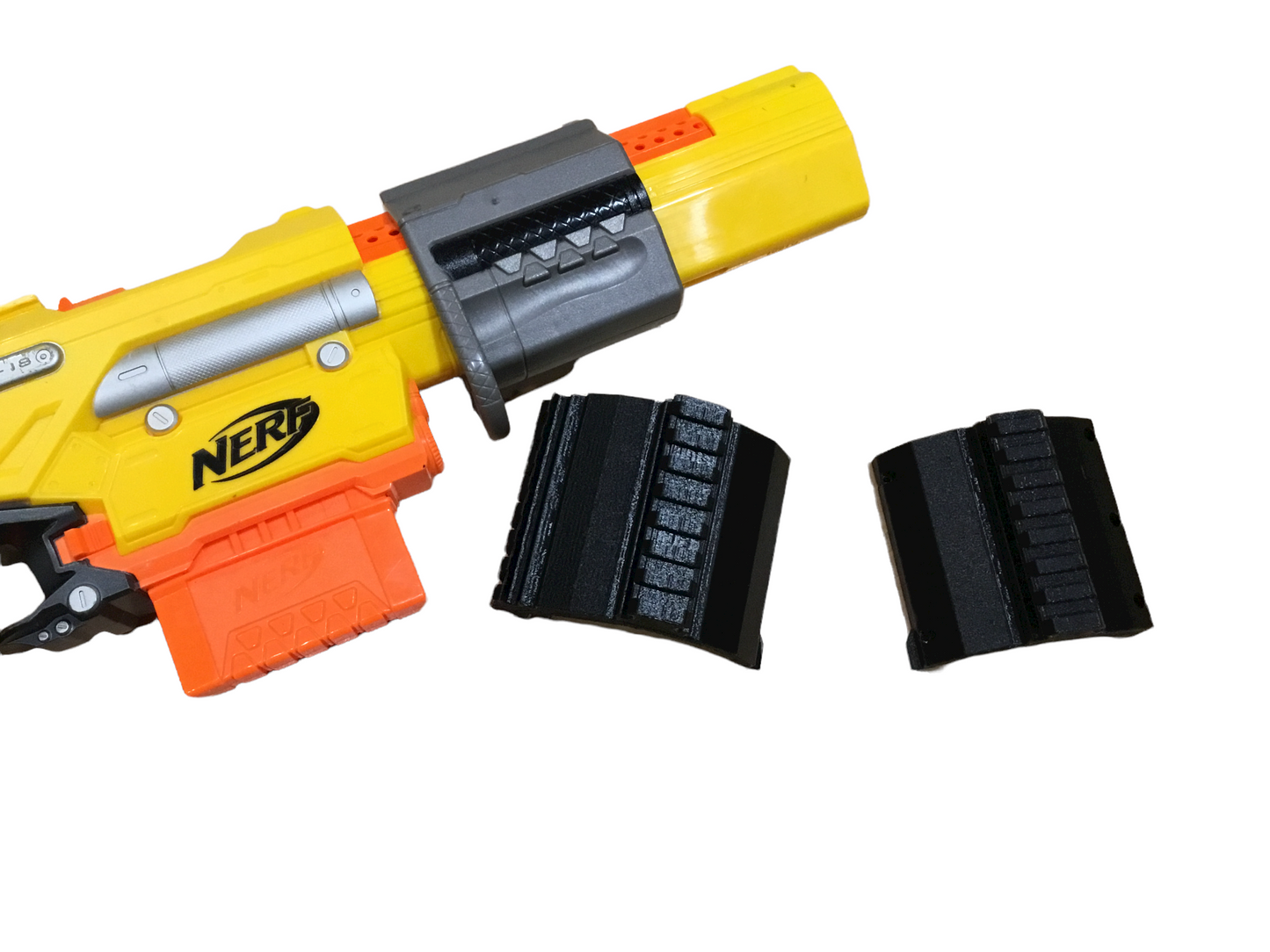 Barrel Pump Grip Adapter With Picatinny Rails ONLY For Alpha Trooper Any Color