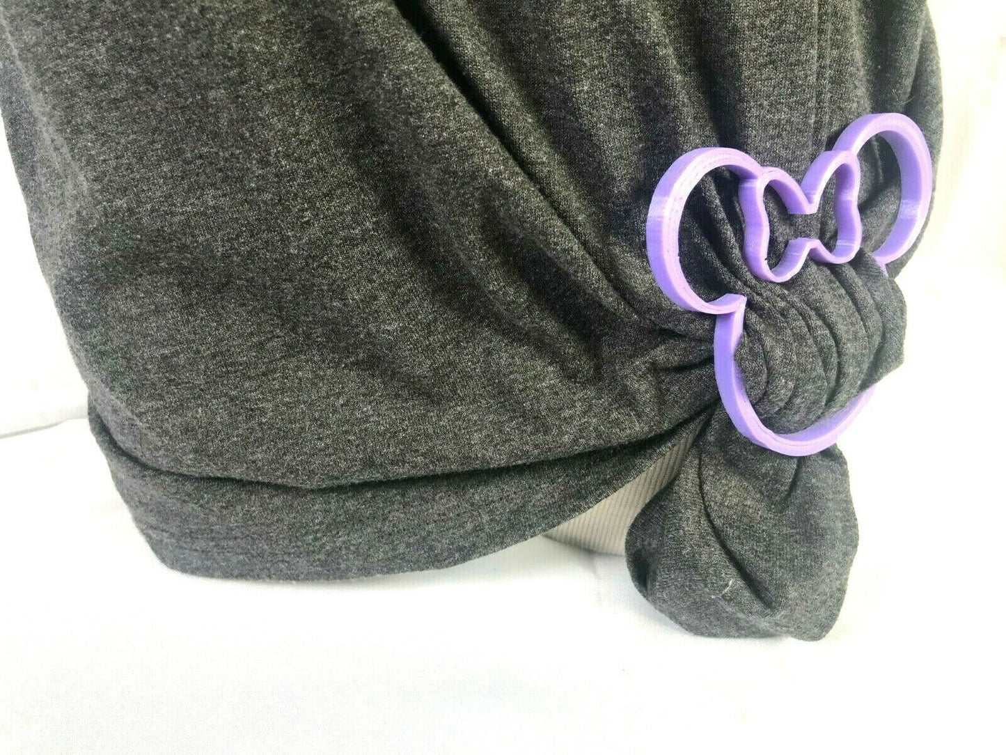 TWO Mouse Shirt Clips, T-Shirt / Scarf Style Slide Ring Holder. Tee Shirt Pull