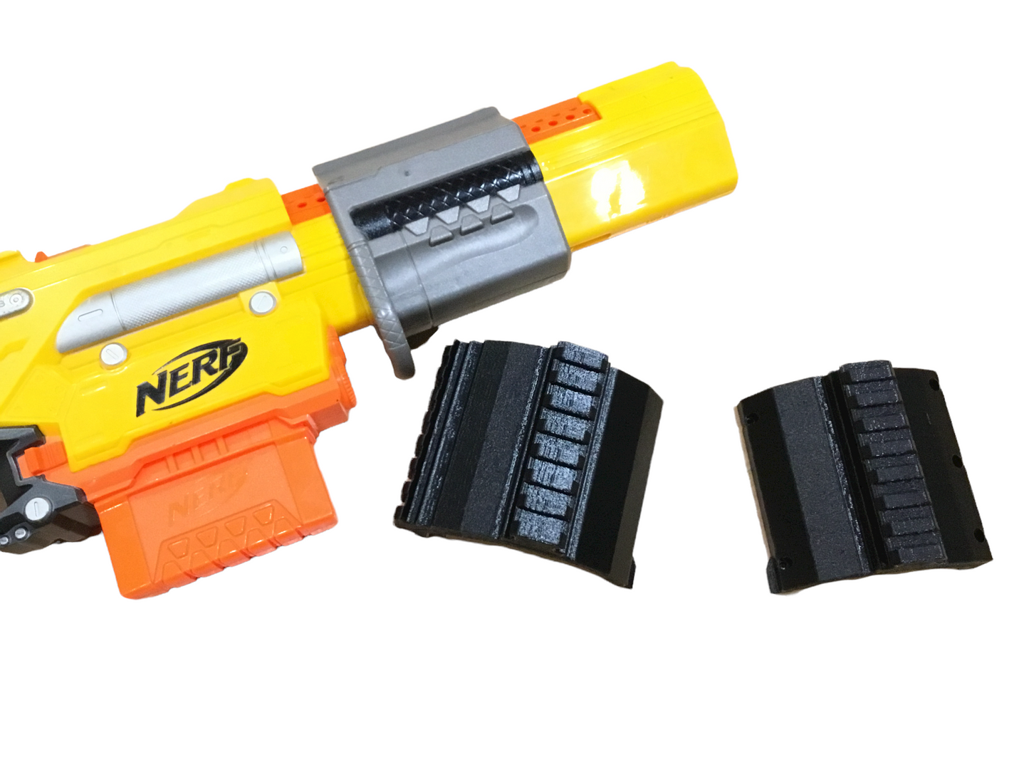 Barrel Pump Grip Adapter With Picatinny Rails ONLY For Alpha Trooper Any Color
