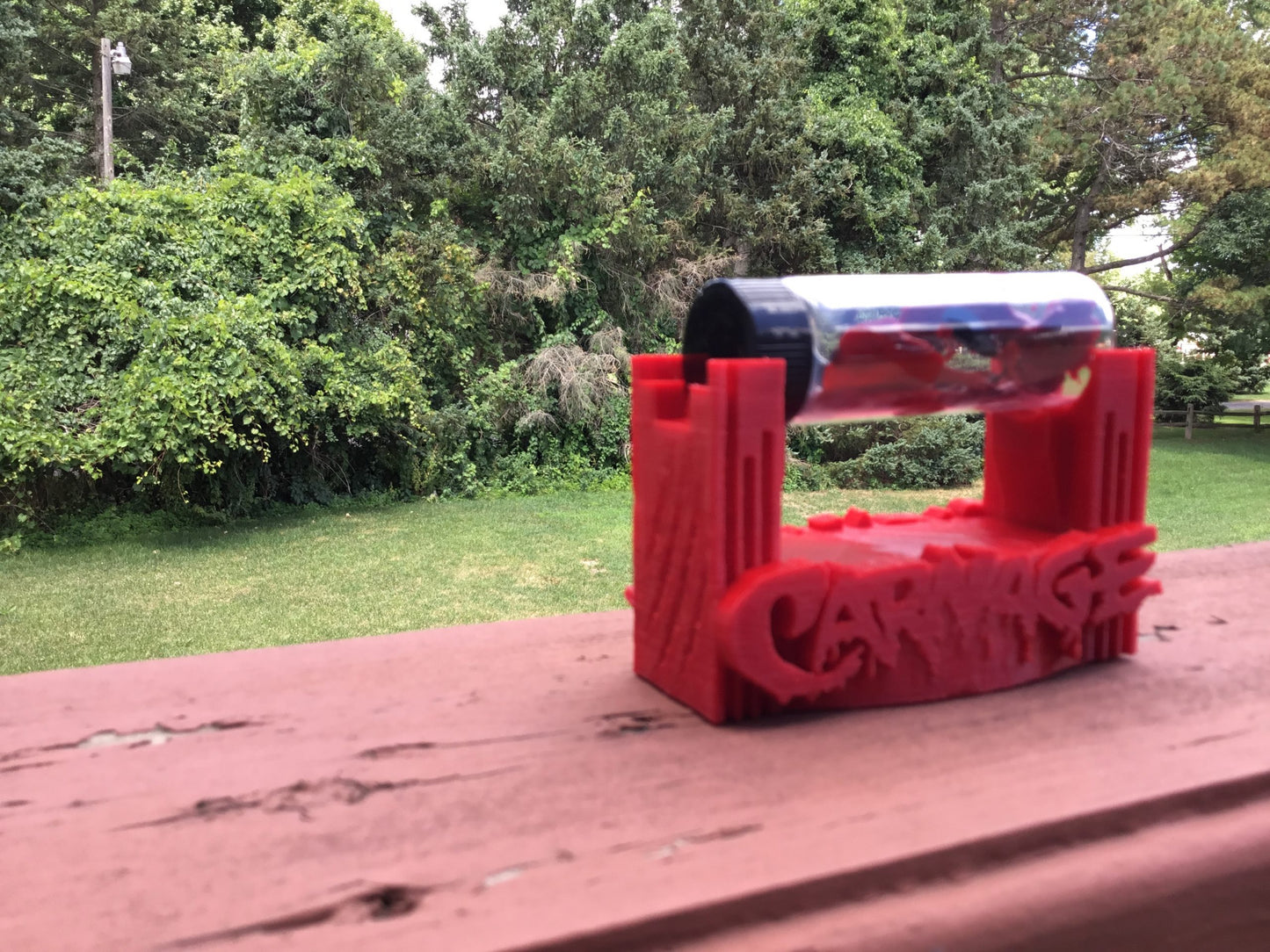 Carnage Symbiote Contained in a Glass Vial with Custom Display Stand - CosPlay