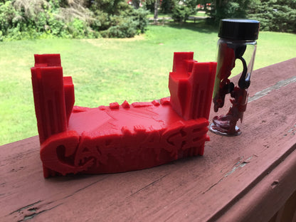 Carnage Symbiote Contained in a Glass Vial with Custom Display Stand - CosPlay